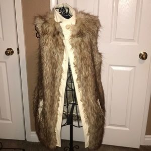 Rachel Zoe Faux fur vest